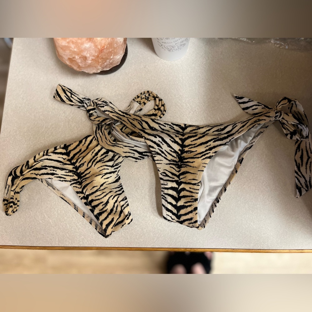 Victorias Secret Tigers Print Swimsuit bottoms